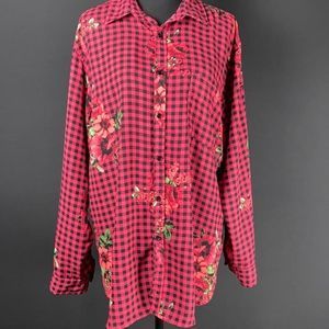 Haute Project Los Angelas floral blouse